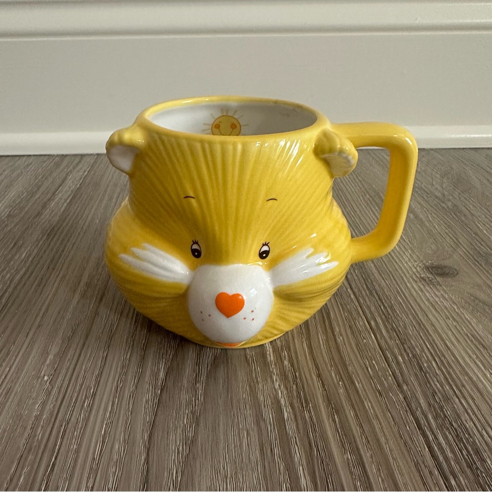 Care Bears Funshine Bear Ceramic Mug, Vintage 1984 53033, Excellent Condition!